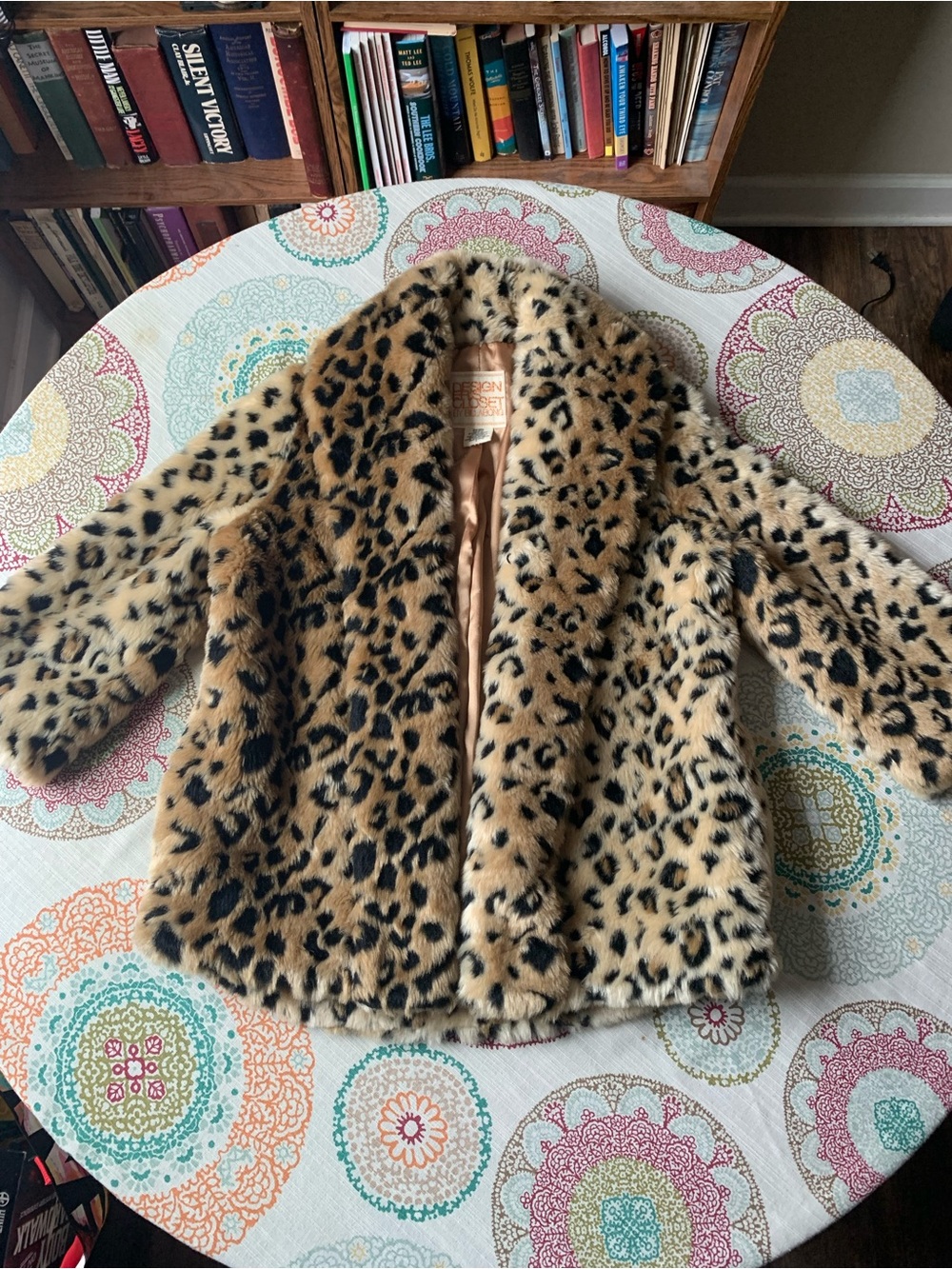 Designer’s Closet by Billabong Y2K Faux Leopard Jacket S